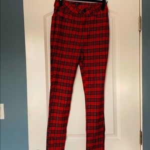 Red And Black Plaid pants